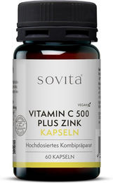 sovita Vitamin C 500 und Zink Kapseln vegan vegetarisch – Bild 1 von 2