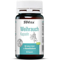 Produktbild von SoVita Weihrauch Kapseln mit Boswellia vegan und ohne Zusatzstoffe