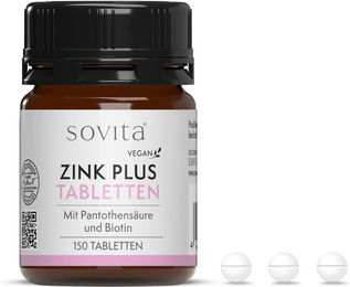 sovita Zink Biotin Selen Kombi Tabletten vegan 150 Stück – Bild 1 von 2