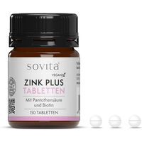 Produktbild von sovita Zink Biotin Selen Kombi Tabletten vegan 150 Stück