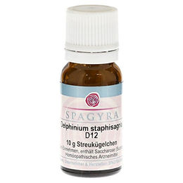Spagyra Delphinium Staphisagria D 12 Globuli – Bild 1 von 1