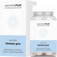Produktbild von spermidinPLUS Immun Pro Spermidin Kapseln für Senioren 60 Stück