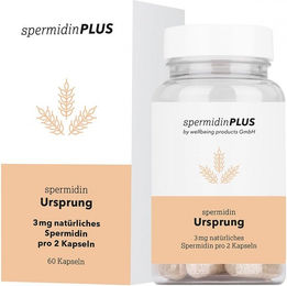 spermidinPLUS Spermidin Kapseln vegan ohne Zusatzstoffe laktosefrei 60 Stück – Bild 1 von 1