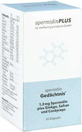 spermidinPLUS Spermidin Kapseln vegan und laktosefrei 60 Stück – Bild 1 von 1