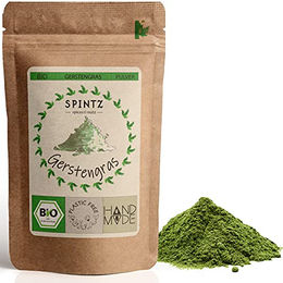 SPINTZ Bio Gerstengras Pulver 250g ohne Zusatzstoffe – Bild 1 von 5