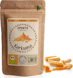 SPINTZ Bio Kurkuma Kapseln vegan hochdosiert 420 Stück – Bild 1 von 3