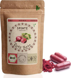 SPINTZ Bio Rote Bete Kapseln vegan 360 Stück – Bild 1 von 8