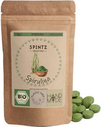 SPINTZ Bio Spirulina Presslinge vegan ohne Zusatzstoffe 400 Stück 250 mg pro Tablette – Bild 1 von 4
