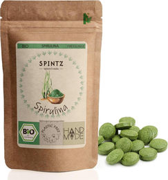 SPINTZ Bio Spirulina Presslinge Vegan ohne Zusatzstoffe 500g 2000 Stück – Bild 1 von 5