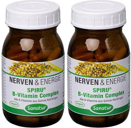 SPIRU B-Vitamin Complex B-Komplex Kapseln glutenfrei 180 Kapseln für Schwangere und Stillende – Bild 1 von 1