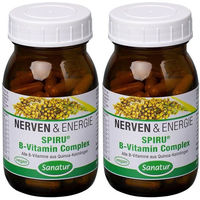 Produktbild von SPIRU B-Vitamin Complex B-Komplex Kapseln glutenfrei 180 Kapseln für Schwangere und Stillende