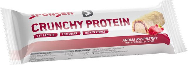 SPONSER CRUNCHY PROTEIN BAR Raspberry Proteinriegel ohne Zusatzstoffe – Bild 1 von 1
