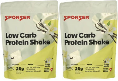SPONSER Low Carb Protein Shake Vanille Pulver 500 g – Bild 1 von 1