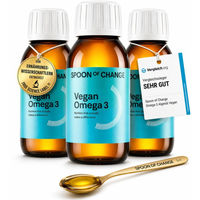 Produktbild von Spoon of Change Omega-3 Algenöl mit Vitamin D3 Zitrone Vegan Flüssig
