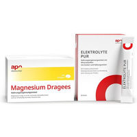 Produktbild von Sport Sparset mit Magnesium 40 mg Dragees und Elektrolyte Pur Sticks