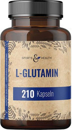 Sports & Health L-Glutamin Kapseln vegan 210 Stück – Bild 1 von 1
