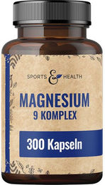 Sports & Health Magnesium 9 Komplex Kapseln – Bild 1 von 1