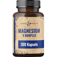 Produktbild von Sports & Health Magnesium 9 Komplex Kapseln