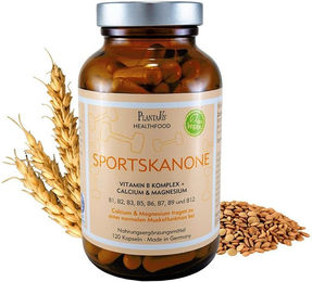 Sportskanone B Kom Mag+cal PlantaVis GmbH Magnesium und Calcium Kapseln 120 Stück – Bild 1 von 1