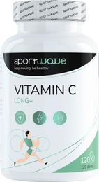 SportWave Vitamin C long+ Ascorbinsäure 500 mg vegane Kapseln 120 Stück – Bild 1 von 1