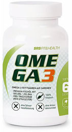 SRS Muscle Omega 3 Fischöl 750 mg Kapseln 60 Stück ohne Zusatzstoffe – Bild 1 von 6
