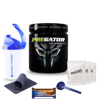 Produktbild von SRS Muscle Pregator Pre-Workout Booster Green Apple Shock Pulver 448 g vegan ohne Zusatzstoffe