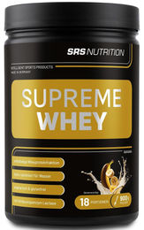 SRS Muscle Supreme Whey XL Proteinpulver Banane 900 g ohne Aspartam – Bild 1 von 8