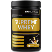 Produktbild von SRS Muscle Supreme Whey XL Proteinpulver Banane 900 g ohne Aspartam