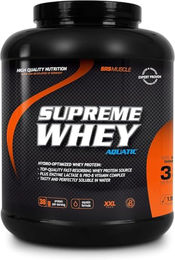 SRS Muscle Supreme Whey XXL Melone 1900 g Hydrolysat Whey Protein Pulver laktosefrei und ohne Aspartam – Bild 1 von 7