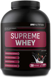 SRS Muscle Supreme Whey XXL Proteinpulver Kirsch-Joghurt 1900 g ohne Aspartam – Bild 1 von 7