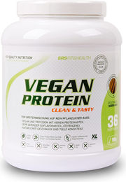 SRS Muscle Vegan Mehrkomponenten Protein Pulver Vanille-Caramel 900 g – Bild 1 von 5