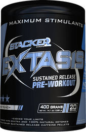 Stacker2 Extasis Pre-Workout Booster Fruit Punch Pulver 20 Portionen – Bild 1 von 3