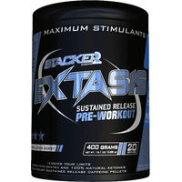 Produktbild von Stacker2 Extasis Pre-Workout Booster Pulver Orange Lemon Burst 20 Portionen