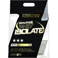 Produktbild von Stacker2 Whey Isolate Molkenprotein-Isolat Pulver Schokolade zuckerfrei laktosearm 1500 g