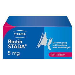 STADA Biotin 5 mg Tabletten 100 Stück für Schwangere und Stillende – Bild 1 von 4