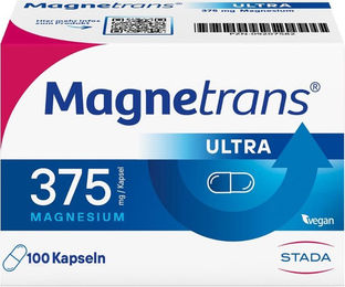 STADA Magnetrans 375 mg ultra Magnesium Kapseln 100 Stück vegan glutenfrei laktosefrei – Bild 1 von 3
