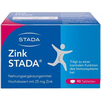 Produktbild von STADA Zinkcitrat Tabletten 25 mg vegetarisch glutenfrei laktosefrei