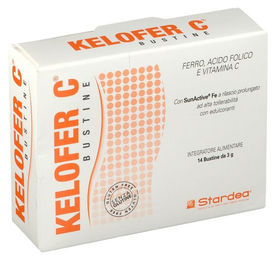 Stardea Kelofer C Sticks mit Eisendiphosphat und Folsäure für Schwangere und Stillende 14 Beutel – Bild 1 von 1