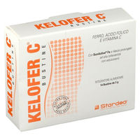 Produktbild von Stardea Kelofer C Sticks mit Eisendiphosphat und Folsäure für Schwangere und Stillende 14 Beutel