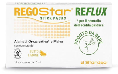 Stardea Regostar Reflux Melatonin-Alginate Sticks glutenfrei 14 Stück – Bild 1 von 3
