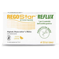 Produktbild von Stardea Regostar Reflux Melatonin-Alginate Sticks glutenfrei 14 Stück