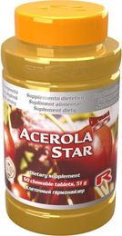 Starlife Acerola Tabletten 60 Stück mit natürlichem Acerola und Hagebutte – Bild 1 von 1