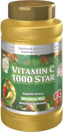 Starlife Vitamin C 1000 mit Acerola und Hagebutte Tabletten für Sportler 60 Stück – Bild 1 von 1