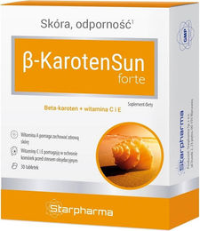 Starpharma Beta Carotin Sun Forte Vitamin A Tabletten 30 Stück – Bild 1 von 1