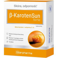 Produktbild von Starpharma Beta Carotin Sun Forte Vitamin A Tabletten 30 Stück
