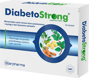 Starpharma Diabeto Strong Tabletten mit Chrom 30 Stück – Bild 1 von 2
