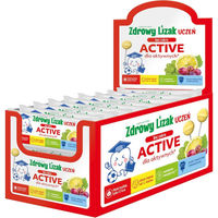 Produktbild von Starpharma Healthy Lollipop Pupil Lutschtabletten für Kinder Traube Zitrone zuckerfrei und glutenfrei