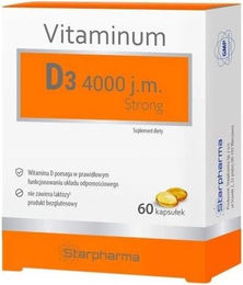 Starpharma Vitamin D3 4000 IE Kapseln laktosefrei und glutenfrei für Senioren 60 Kapseln – Bild 1 von 1