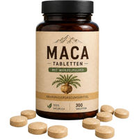 Produktbild von Stay Natural Maca Tabletten 300 Stück – Hochdosiertes Maca-Wurzelpulver, vegan