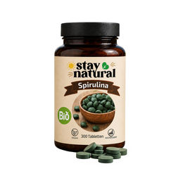 Stay Natural Spirulina Tabletten 300 Stück vegan ohne Zusatzstoffe – Bild 1 von 7